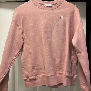 Salmon pink champion crewneck